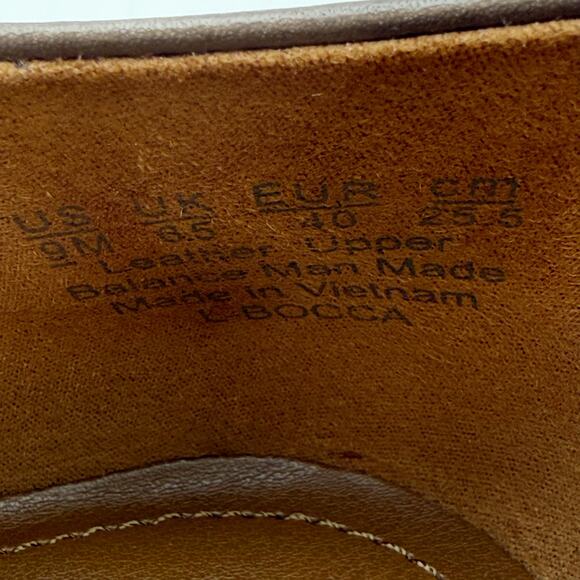 Franco Sarto Womens Bocca Loafers US 9 M EU 40 Brown Leather Slip On NWOB - Picture 12 of 12